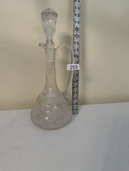 Tall Glass Decanter