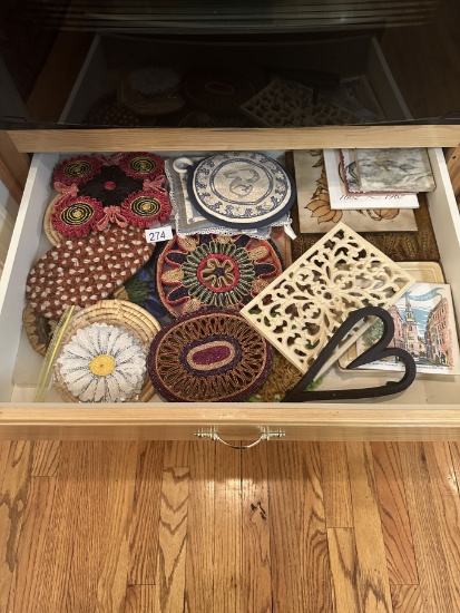 Box Lot/Pot Holders, Oven Mitts, ETC