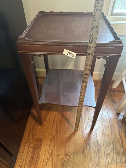 Vintage Approx 28 Inch Tall Side Table (Local Pick Up Only)