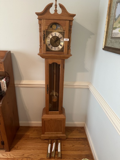 Vintage Emperor Approx 6 Foot Tall Grandmother Clock (Local Pick Up Only)