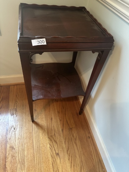 Vintage Approx 28 Inch Tall Side Table (Local Pick Up Only)