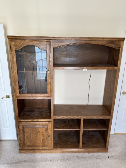 Large Entertainment Center/Lighted (Local Pick Up Only)