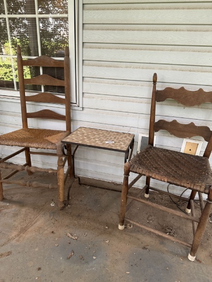 Box Lot/2 Chairs and Table (Local Pick Up Only)
