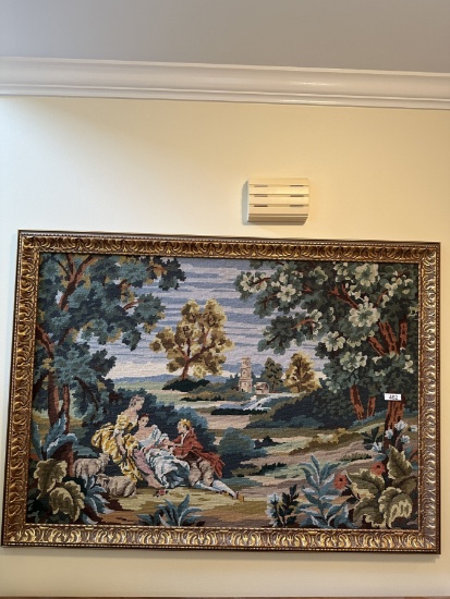 Large Crosstitch Décor Framed Art Piece (Local Pick Up Only)