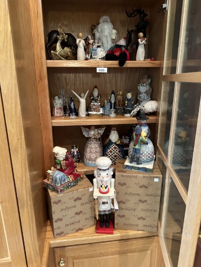 Box Lot/Christmas Décor Items/Jim Shore, Germany, ETC