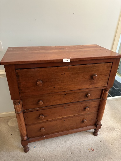 Vintage Cherry Wood Victorian Empire Bureau (Local Pick Up Only)
