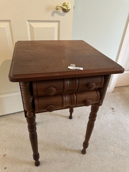 Nice Vintage Cherry Wood 2 Drawer Night Stand (Local Pick Up Only)