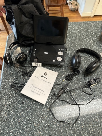 ONN Portable DVD Player in Bag