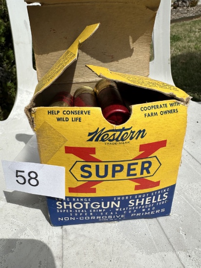 Western 2 3/4", 1 3/4oz 4 Shot 12 Guage Shotgun Shells