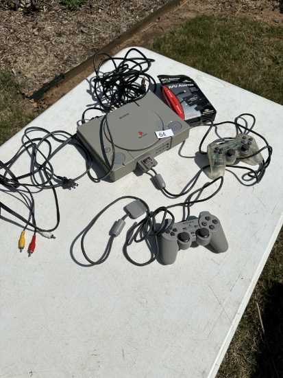 Vintage Sony Play Station with Controllers