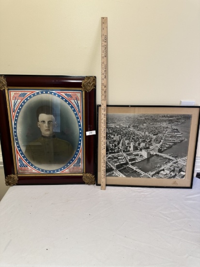 (2) Framed Art Pieces