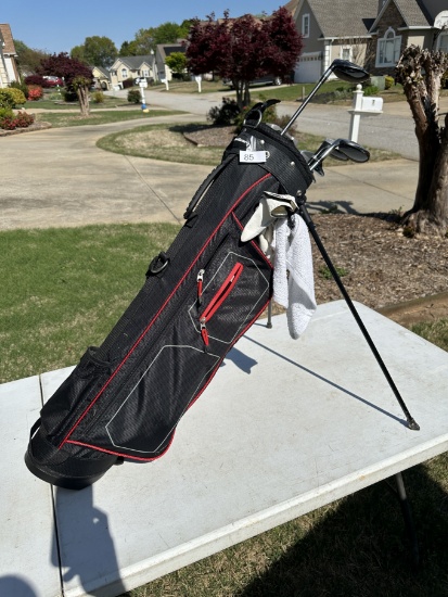 Golf Stand Bag with Misc Clubs and Balls, ETC (Local Pick Up Only)