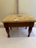 Vintage Solid Wood Step Stool/Foot Rest