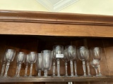 Top Shelf Lot/Box Lot/Stemware Glasses (Crystal???)