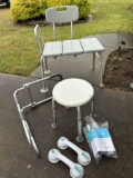 Box Lot/Shower Chair, Shower Stool, ETC (Local Pick Up Only)