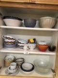 Cabinet Full/PYREX, Pfaltzgraff, ETC