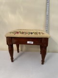 Nice Vintage Solid Wood Foot Stool (Local Pick Up Only)