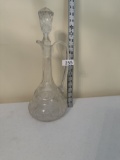 Tall Glass Decanter
