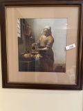 Vintage Framed Art Piece