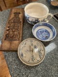 Box Lot/Ceramic Pieces, Fenton, Handmade Bowl with Lid (Tiffany & Co., ETC)