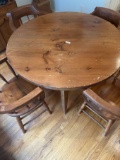Nice Round Dining Table with 4 Chairs (Local Pick Up Only)