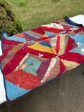 Vintage Hand Sewn Quilt (5ft X 4ft)
