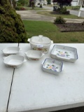 Box Lot/Vintage Corning Ware, ETC