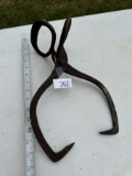 Vintage Iron Ice Tongs