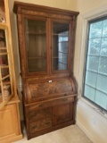 Antique Victorian Style Walnut Eastlake Style Secretary/Bookcase with Keys (Local Pick Up Only)