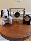 Box Lot/Décor Clocks/Snoopy, Golf Themed, Mantle Clocks