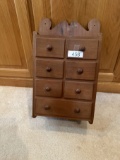Nice 7 Drawer Hanging Wall Cabinet