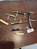 Box Lot/Knives (Old CASE, Buck, John Primble Belknap, ETC)