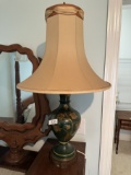 Vintage Décor Floral Pattern Table Lamp (Local Pick Up Only)