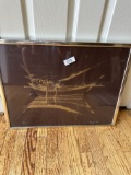 Framed Art Piece/#31/50 (Frame Has A Cracked Corner)
