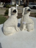 (2) Large Décor Dog Themed Pieces