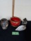 Misc. Home Décor, Pottery, Metal Basket, Trinket Dish, Lamp base