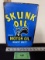 Metal Sign Skunk Oil Motor Oil