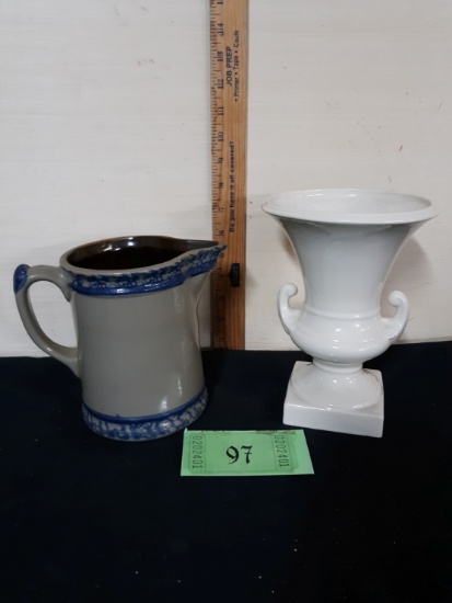 Ceramic Vase, Pottery Pitcher