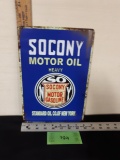 Metal Sign SOCONY Motor Oil