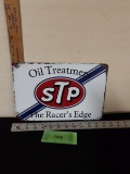Metal Sign STP Oil Treatment