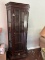 Nice Tall Curio Lighted Cabinet with Key/3 Glass Shelves (Local Pick Up Only)