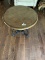 Metal Base/Wooden Top Occasional Round Top Table (Local Pick Up Only)