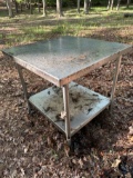 Nice Stainless Steel Table/Shooting Table (Local Pick Up Only)