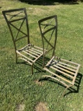 (2) Heavy Iron/Metal Chairs (Local Pick Up Only)