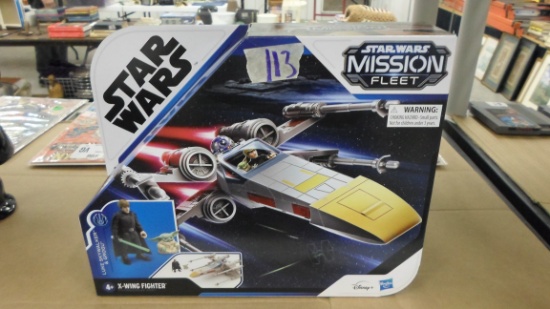 star wars toys, new star wars mission fleet x-wing with luke skywalker and grogu