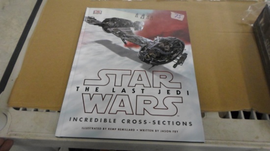 star wars book, brand new star wars the last jedi incredible cross-sections table top book