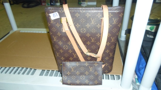 louis vuitton, purse and matching wallet on chain made in paris france