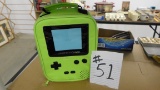 lunch box, made to look like a gameboy color like new