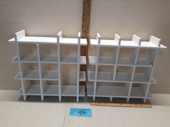 Wooden Display Shelves