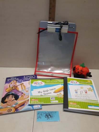 Spark Create Imagine Books, Coloring Book, Clipboard